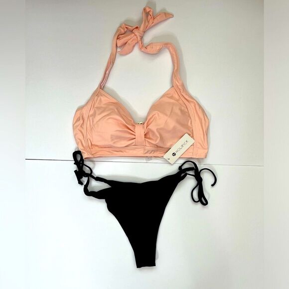 NWT Women’s Halter Bikini Swimsuit Size Large #208 - Picture 1 of 6